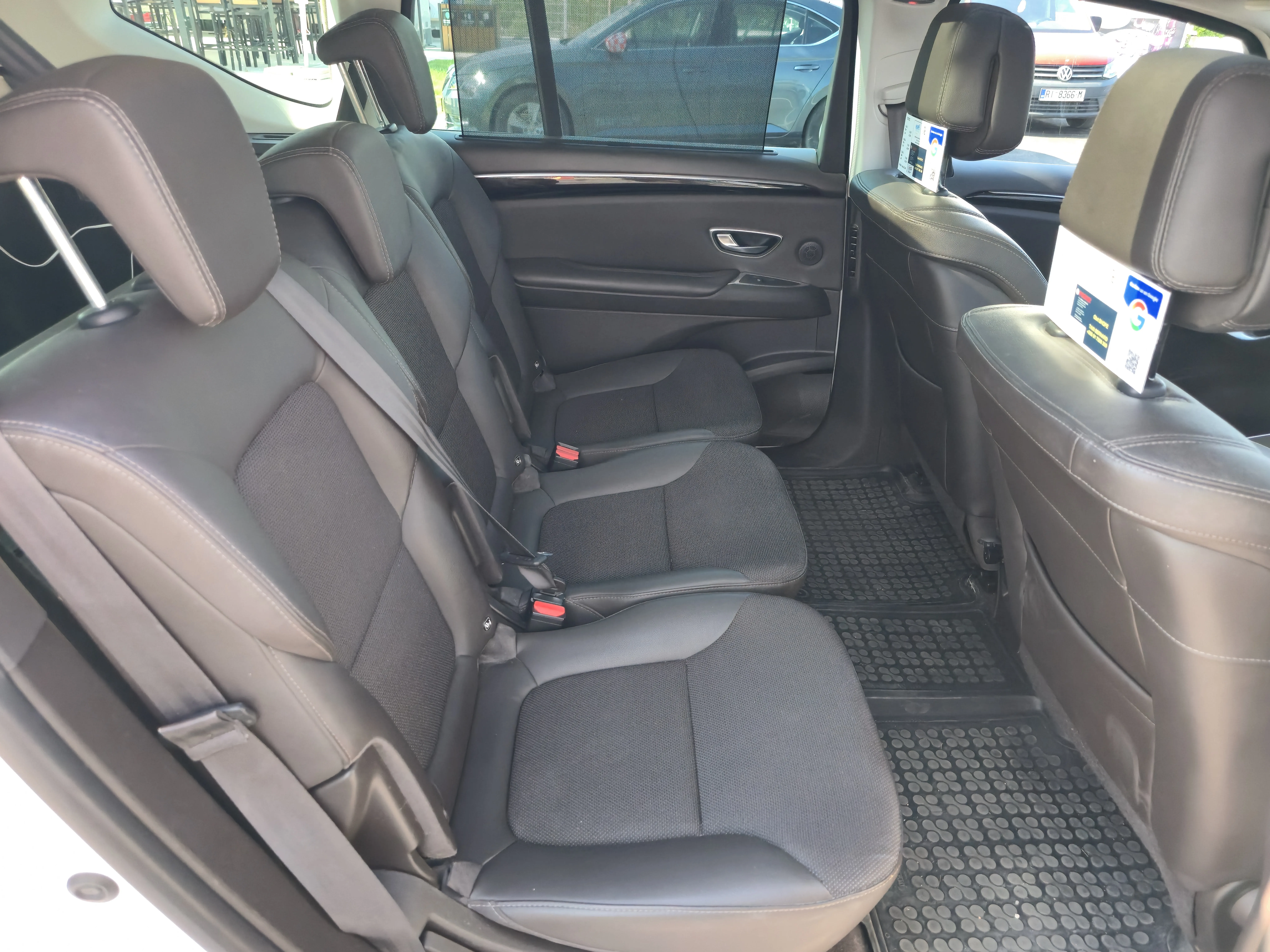 Interior of Bernard's Renault Espace
